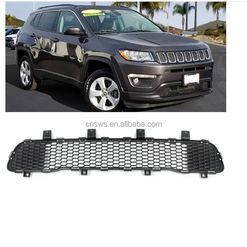 produit pour calandre inférieure avant centrale de pare-chocs inférieure de jeep Compass 2017 2020-35