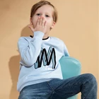 Boy Sweatshirt Highly Demand Korean Premium Boy Velvet Lined Embroidery Sweatshirt