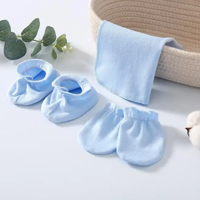 manufacturer Newborn Beanie 100% Cotton Baby Infant Socks Sets