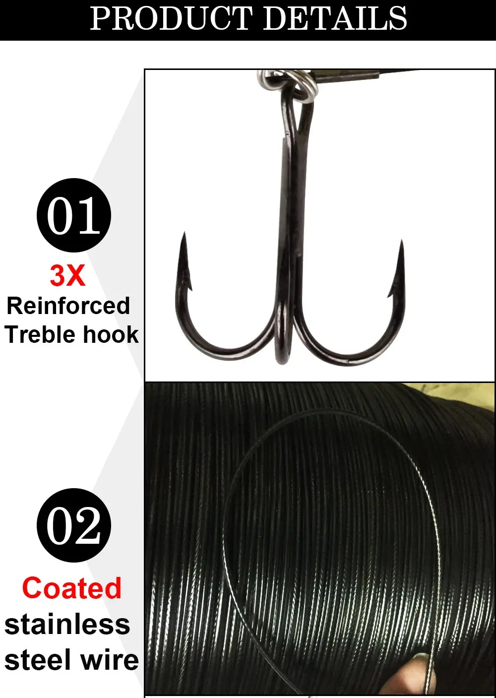 Crazy Fish Offset-Haken - BIG GAME OFFSET HOOK