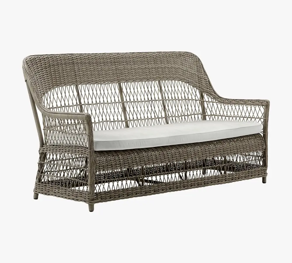 patio sofa outdoor loveseat wicker sofa chair clean design garden furniture rattan furniture