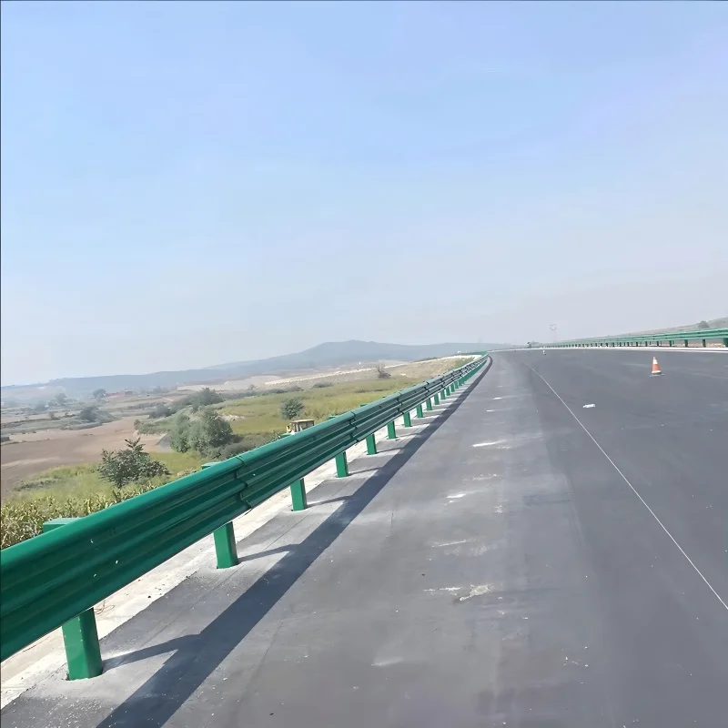 Professional Highways Traffic Barriers Hot Dipped Galvanized Crash Guardrails for Roadways Surface Treatment Made of Steel manufacture