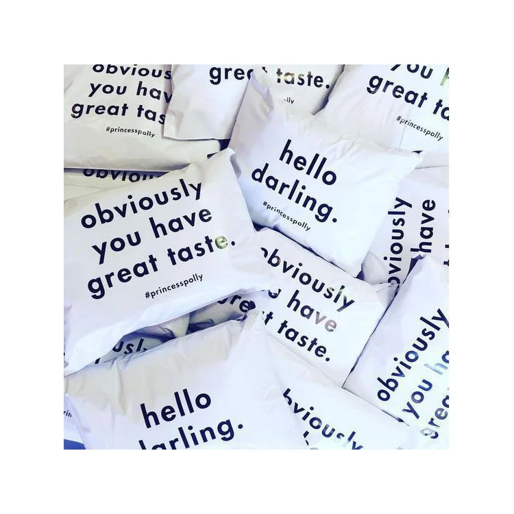 personalised poly mailers
