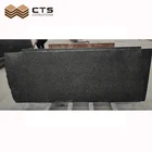 Black Slabs Honed Finished Angola Black Granite Half Slabs Matt Surface Worktop Dark Grey Stone