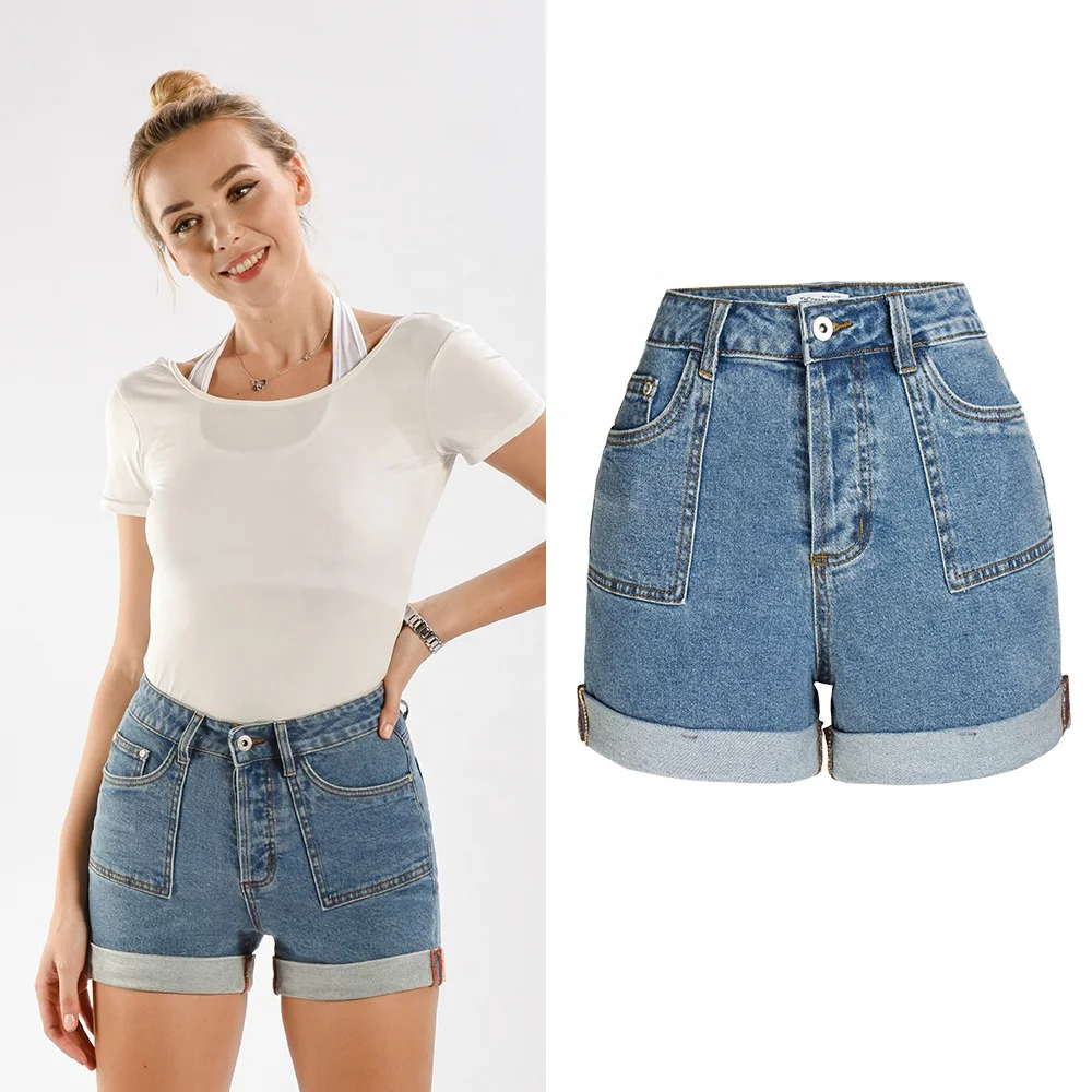 Women's Forever Roll Cuff Denim Shorts 