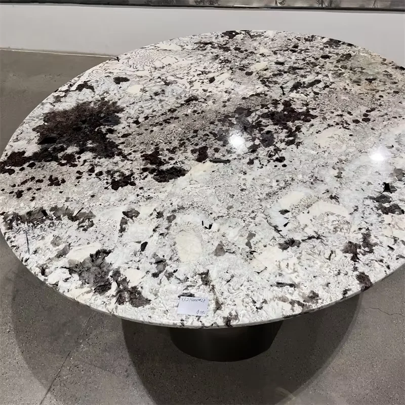 product luxury marble extendable modern customized size snow mountain coffee table for home living room and hotel decor-3