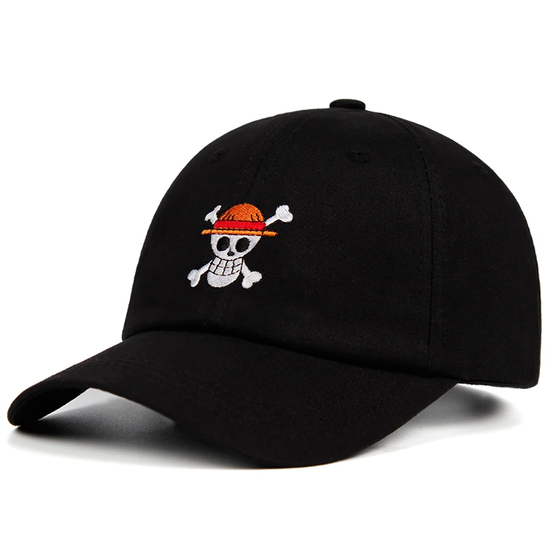 One Piece Luffy Unisex Cotton Baseball Caps Dad Hat Basketball Fans Cap 