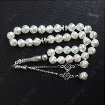 Pearl Tasbih Top Quality Wonderful Luster 2024 Accessories Muslim Islamic Prayer Beads 33 Tasbih Tasbeeh Rosary