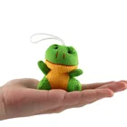 Mini Plush Animal Toy Wholesale Soft Mini Cute Plush Animal Keychain Toy Set