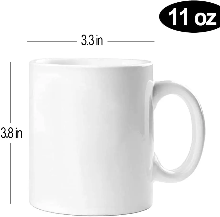 Top Seller Mugs Customizable 8oz Matte White Valentines Ceramic Plates Coffee Mug Tea Cup With Handle