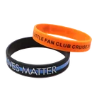 Rubber Bracelet Wholesale Rainbow Color Custom Silicone Wristband Rubber Wrist Bands Bracelet