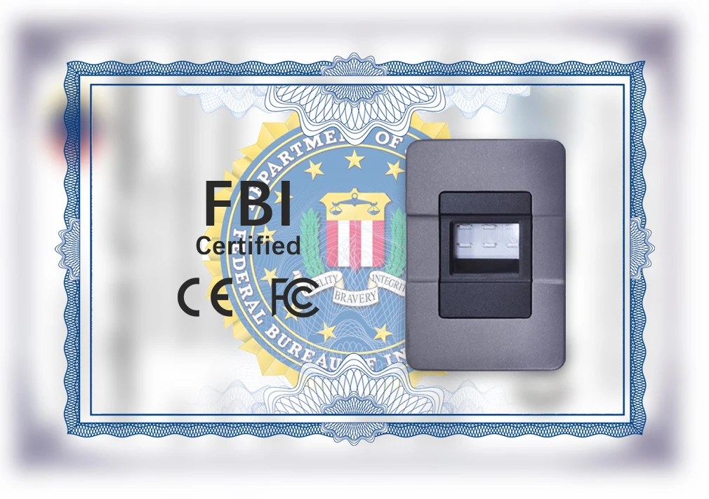 HF - OS1000 FAP20  USB Reader Module Device Biometric FBI Standards Water Proof Fingerprint Reader Access Control 4