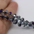 Beads Mm High Quality Faceted Crystal Glass Loose Beads 6 Mm Wheel Shape Glass Beads For Jewelry Making