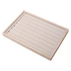Jewelry Tray Cheap Factory Price Solid Wood Ring Necklace Pendant Earring Jewelry Display Wooden Jewelry Tray Wholesale