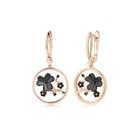 Earring Earrings Jewelry Earring Ceramic Copper Earrings Ceramic Flower Drop Earring Beautiful Best Gift