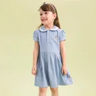 Clothing Girls Children Fashion Design Casual Clothing Sets Baby Girls Kids Dresses With Doll Collar
