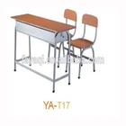 Commercial School Cheap School Desks Commercial Cheap Price Wood School Double Desks YA-T17
