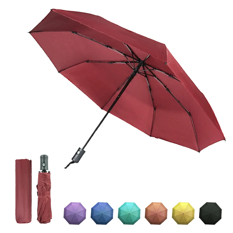 High Quality  Uv Foldable Chinese Cheap Wholesale Promotion Folding Automatic Customized Umbrella With Logo
