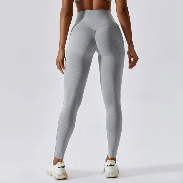 Bum scrunch high waisted gym leggings spandex yoga pants workout legging for women custom logo gym athleisure women legging