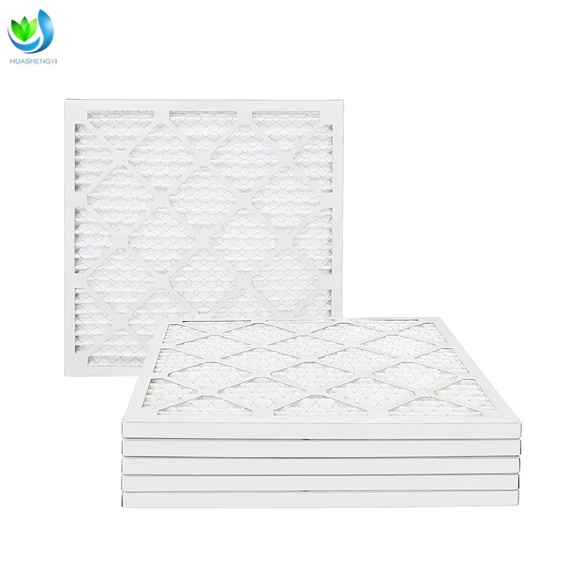 Customized Pleated AC Furnace HVAC 16x25x1 16x20x1 20x20x1 20x25x1 Air Filter MERV 8 10 13 16 Replacement Air Conditioner Filter supplier