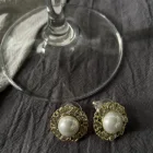 Pearl Earrings Womens Minimalist Freshwater Pearl Korean Japanese Fashion Earrings Trend 2021