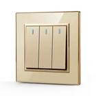 Touch SOHO Acrylic Panel 1 Gang 1 Way Touch Light Switch Wall