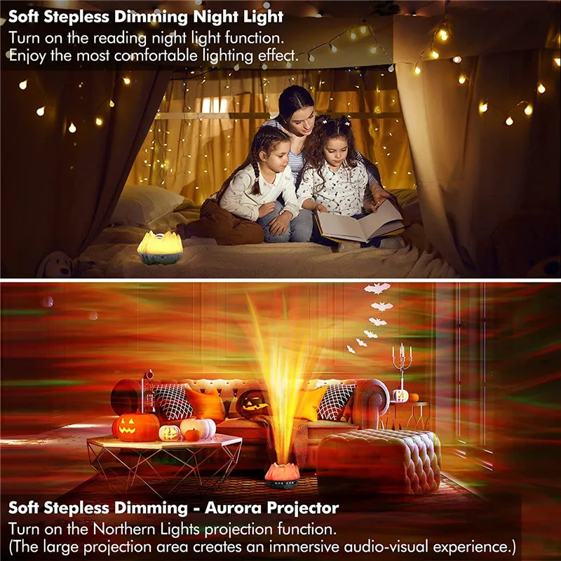 Newest Remote Controlled Smart Aurora Laser Sky Projector Star Starry Night Light Projector with Music