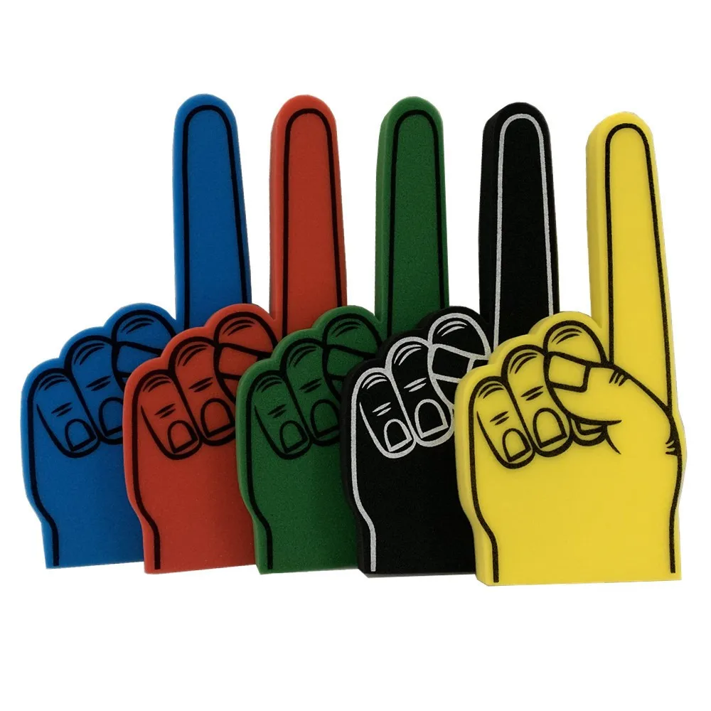 High quality customized imprint big cheering sponge foam hand