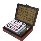 Dominoes Black Pai Gow Dominoes Game Wear-resistant And Fall-resistant Entertainment Children's Educational Toys