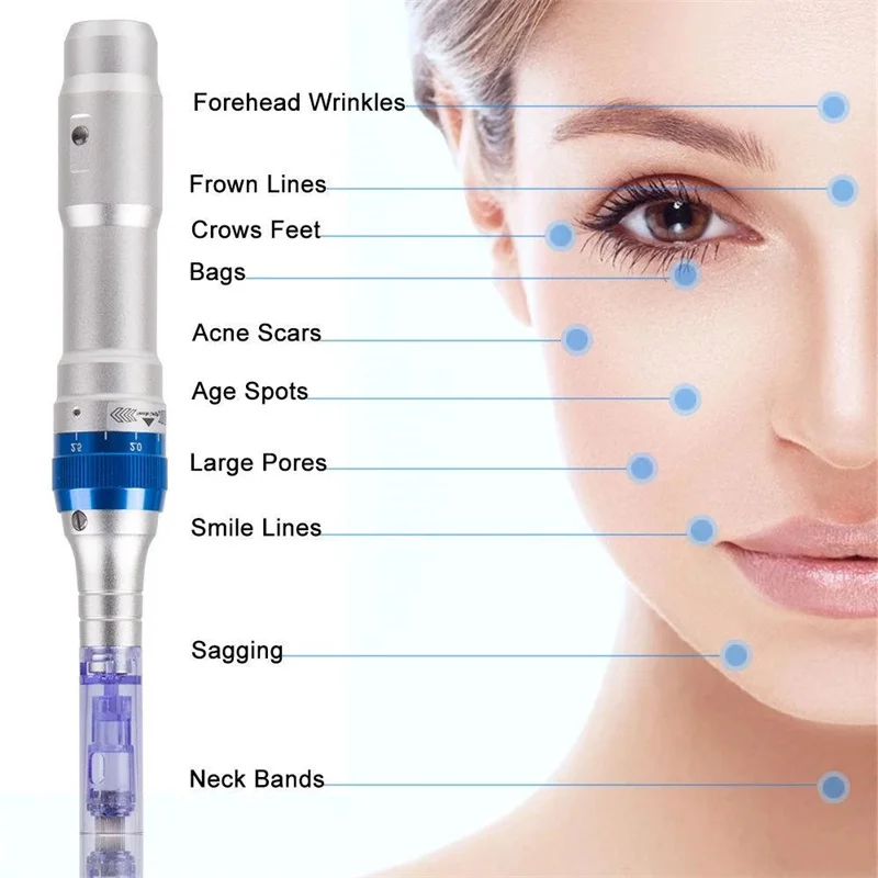 2024z Professional Dr Pen A6 Microneedling Pen Mts Beauty Device for Skin Rejuvenation Acne Scar Anti Wrinkles