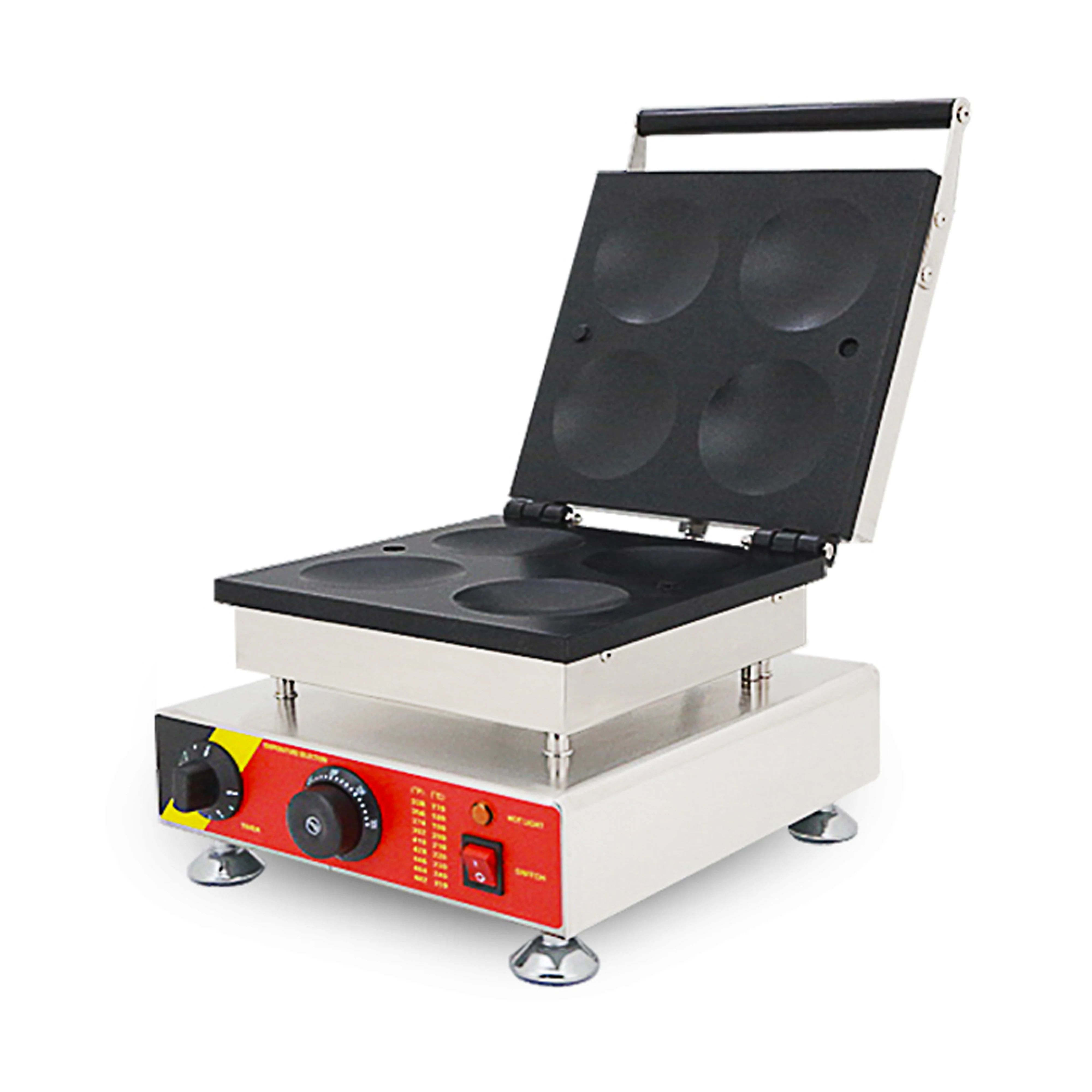Details about / 40cm Mini Pancake Machine Stainless Stee Pancake Crepe Maker w//3* Wooden Rake