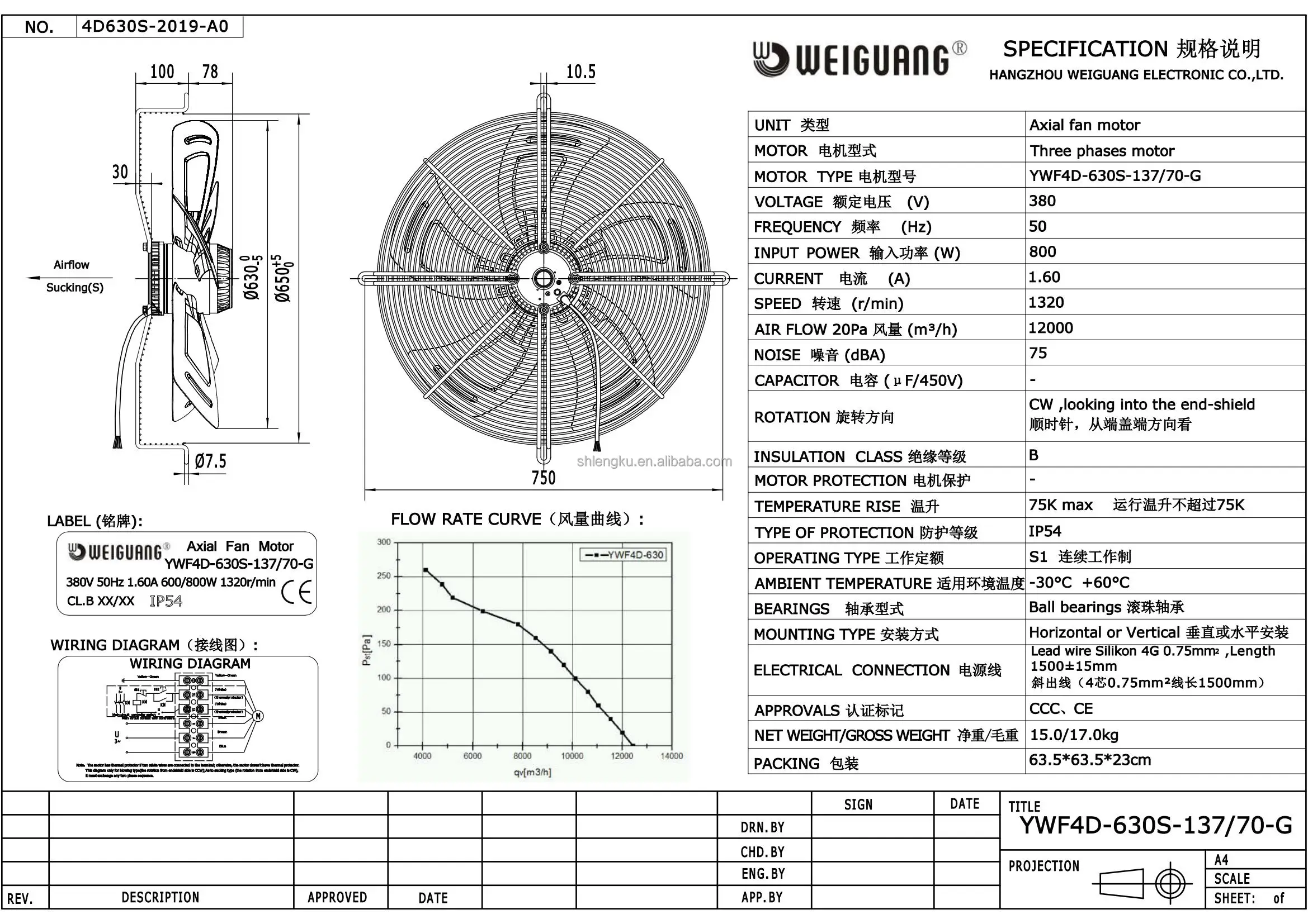 Condensing Unit, YWF4D-630S-137/70-G, Axial - detail 4