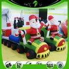 Train Model Toy Inflatable Santa Claus And Train Santa Model Christmas Toy