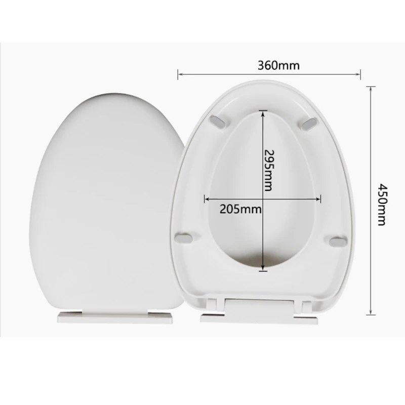 Tarpul High Quality Quick Release Quiet Soft Close Toilet Seat Cover Bidet Europe Standard Top Sale Made Plastic PP Urea supplier