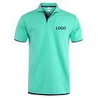 Polo Shirts High Quality Wholesale Designer Custom Knitted 100 Cotton Plain Glof Mens Polo Shirts With Custom Logo