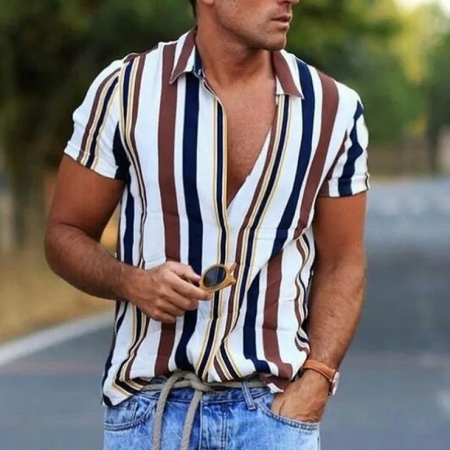 summer striped shirt