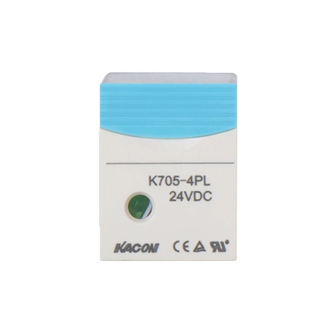 KACON K705-4PL-D4 Contact structure 4a+4b with test button Silver alloy contacts 14 pin 5A 24V Relays