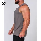 Men Vest Custom Logo Cotton Gym Wear Active Wear Men Sport Top Fitness Men Vest Men Tank Top