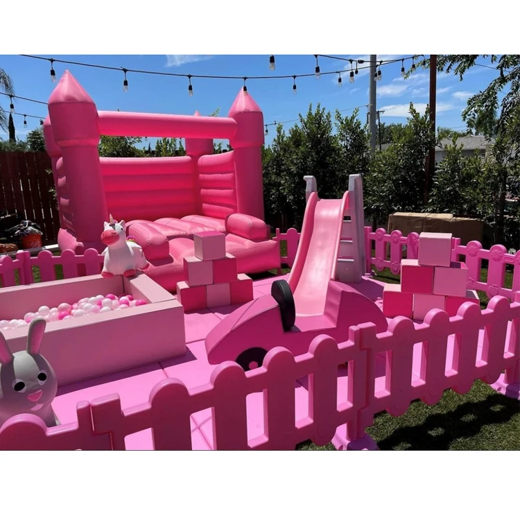 pink soft play set