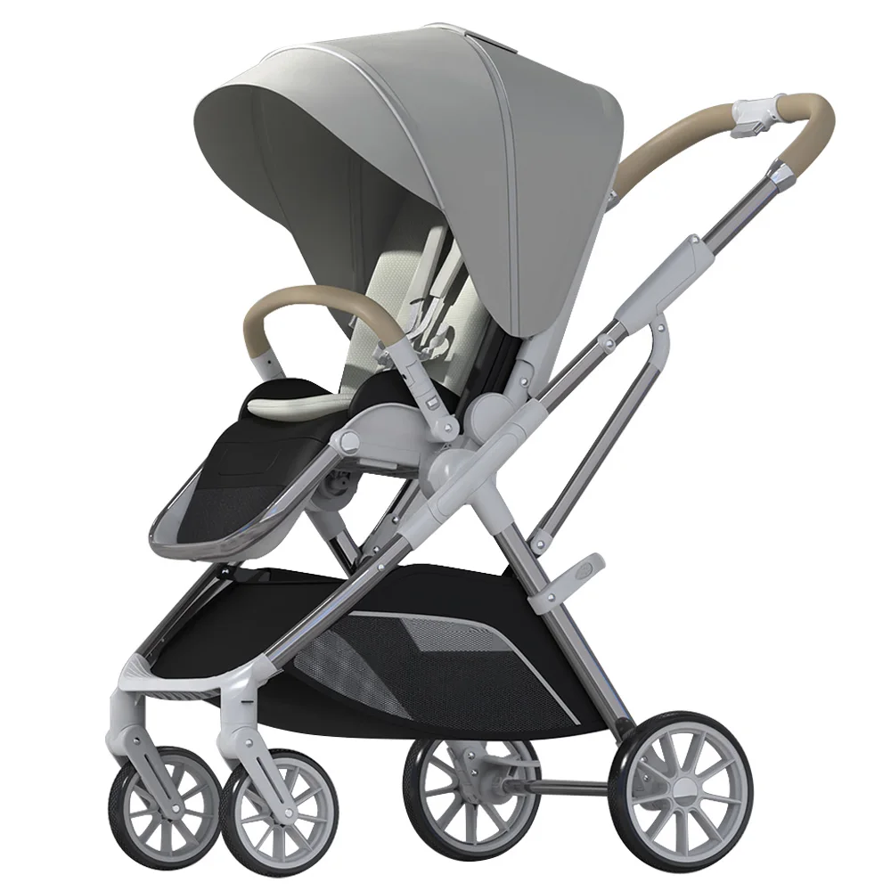 Coches Para Bebes. Luxury Stroller Baby Pram Pushchairs Kinderwagens Foldable Lightweight Baby Strollers Carriages