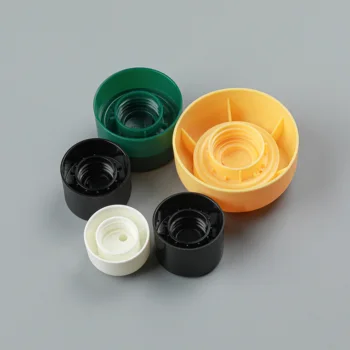 24/410 28/410 Double Wall Disc Top Cap Double Layers Plastic Disc Top press Cap Flip Lid For Plastic Bottle