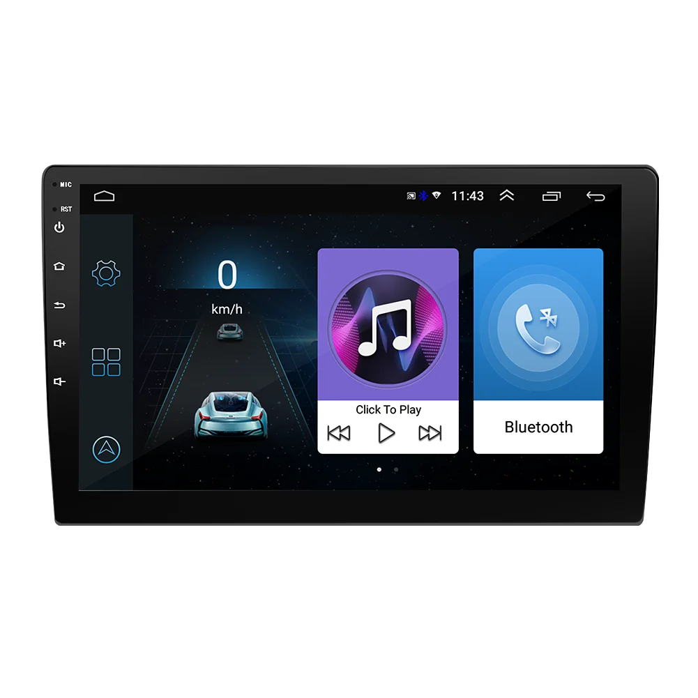 Android 8.1 Bluetooth 9" WiFi Car Dash Stereo Radio MP5 Player GPS Navigation 