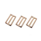 Buckle Brass Adjuster O And 8 Slider Hooks Strap Loop For Clothing Bra Buckle