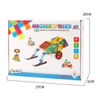 Puzzle Toys New Fashion Funny Magnetic 48pcs Building Tiles Puzzle Children Model Toys Car