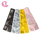 Scarf Scarf Label Printing 10MOQ Scarves For Satin Edge Tied Laying Wraps Head Silk Hair Custom Wig Scarf