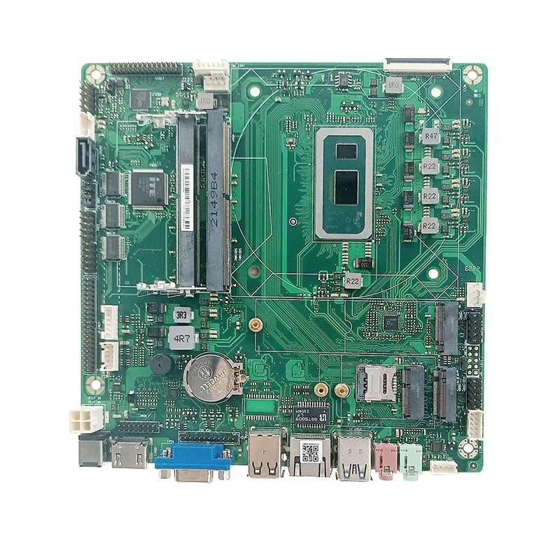 Support LVDS 17*17CM Original Advantech Industrial Mini-ITX Motherboard with DDR4 Storage 64G Memory Maid Board