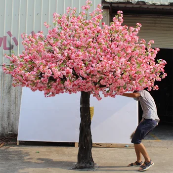 Factory wholesale artificial cherry blossom tree large artificial flower tree fake wedding trees for indoor decoration