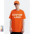 Cotton Cotton Wholesale Men Clothing Hip Hop 100% Cotton O-Neck Streetwear Regular Plain T-shirt For Men