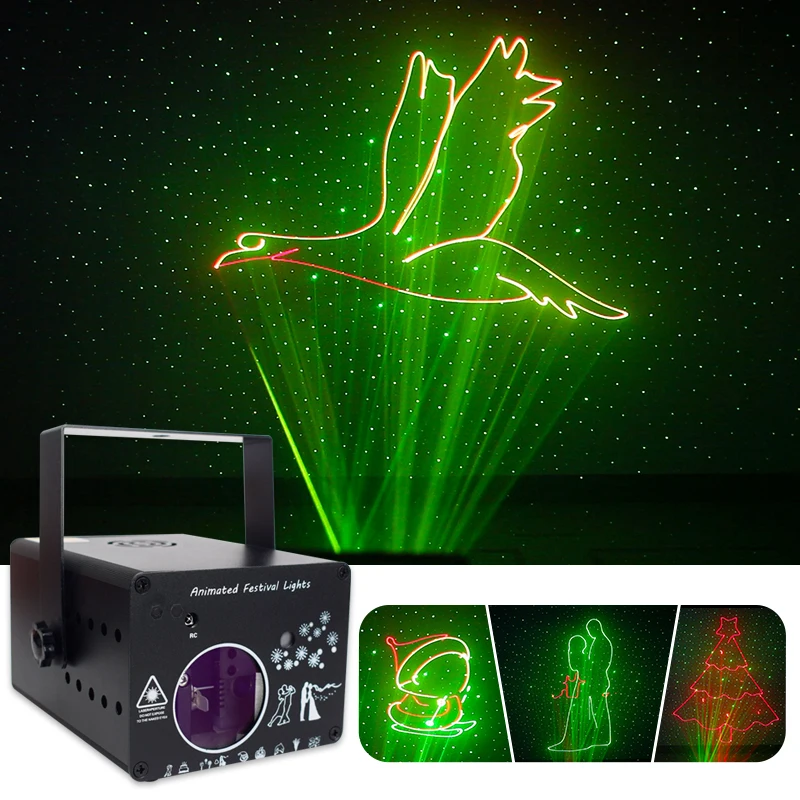 3d Full Color Animation Led Laser Disco Dj Light Projector For Christmas  Decoration Party Bar Ktv Beam Stage Club Light - Buy 3d Animation Led Laser  Light,Animation Disco Laser Light,Beam Stage Light