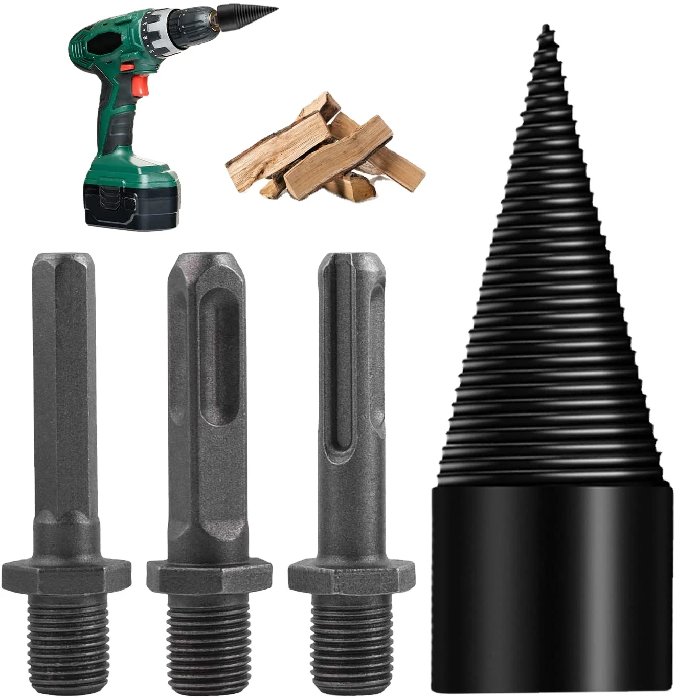Wood Splitter Firewood Drill Bit 